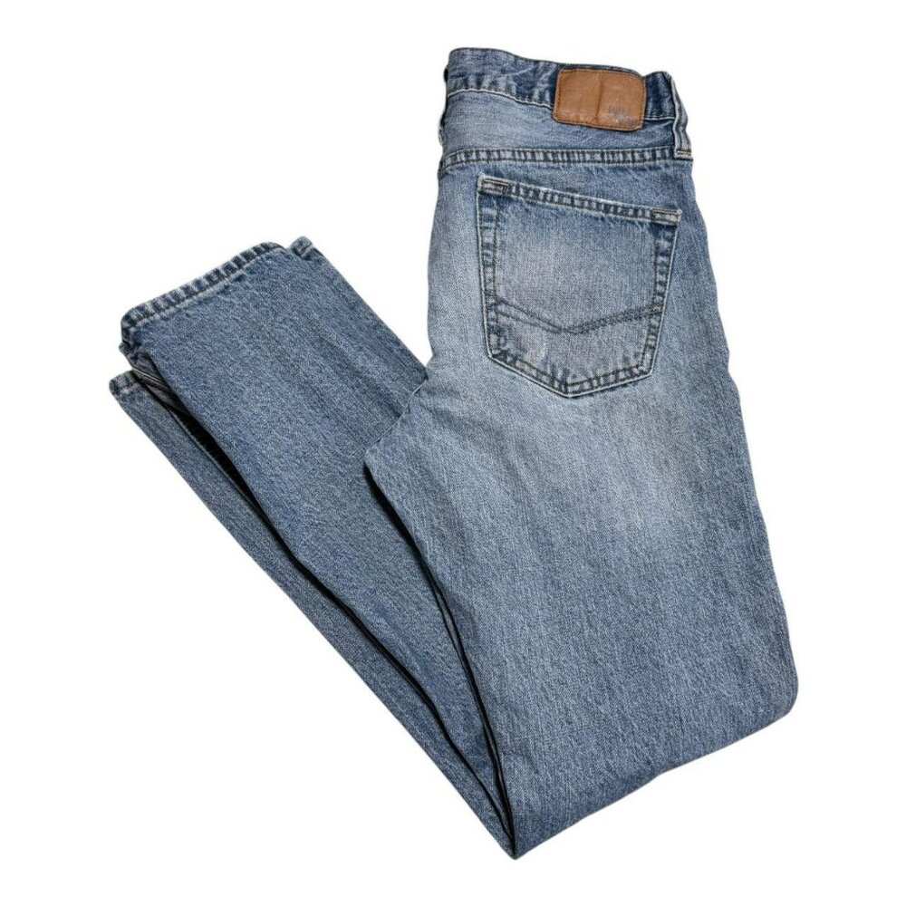 Bull Head Gravels Slim Fit Light Wash Cotton Blend Jeans Men's 29x29.5